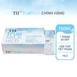 Thùng 48 hộp sữa tươi tiệt trùng TH true MILK HILO vị tự nhiên 180 ml (180 ml x 48) - Ảnh 2