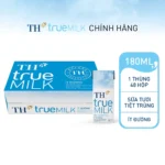 Thùng 48 hộp sữa tươi tiệt trùng TH true MILK ít đường 180 ml (180 ml x 48) - Ảnh 2